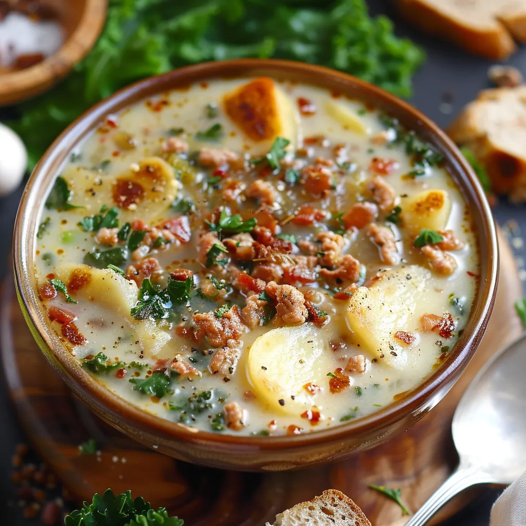 The Ultimate Creamy Olive Garden Zuppa Toscana Copycat Recipe